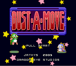 Bust-M-Up (bust-a-move hack) Title Screen